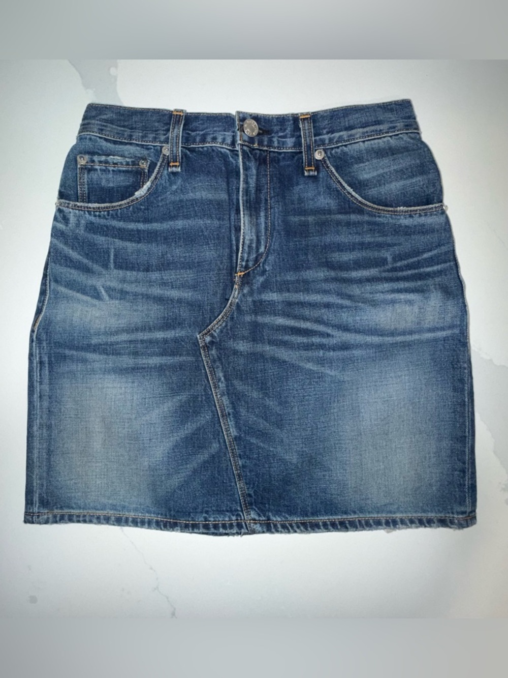 rag & bone denim skirt